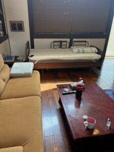 残置物の回収前