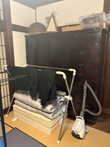 残置物の回収前