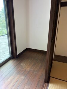 残置物の回収後