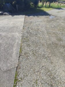 庭清掃後